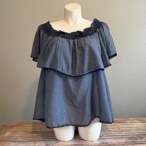 Lane Bryant Flutter Top